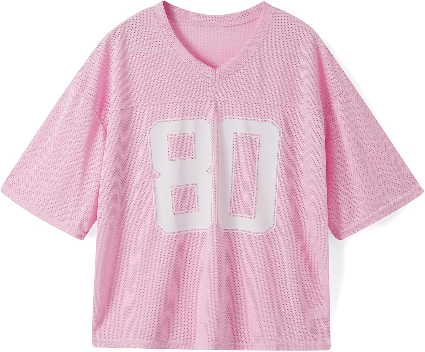 womens y2k basketball t-shirt short sleeve v-neck number print oversized t-shirt loose blokecore jersey shirt aesthetic streetwear