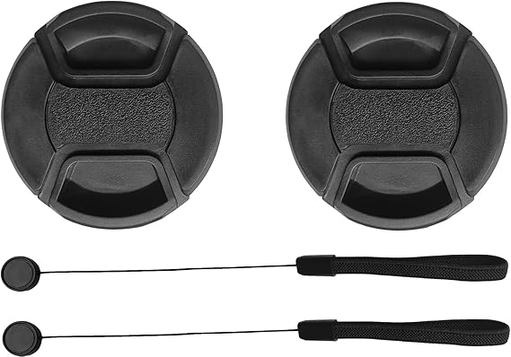 55mm Lens Cap Cover for Sony E 18-135mm f/3.5-5.6 OSS Lens [2 Pack]