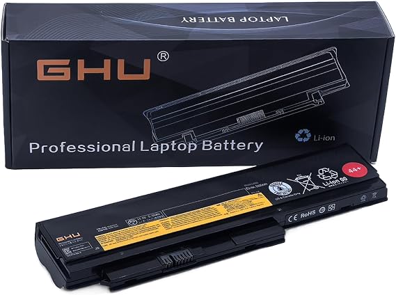 GHU ThinkPad 44+ Laptop Battery 58Wh Replacement for Lenovo ThinkPad X220s, Compatible with 0A36306 0A36307 0A36305 45N1019 45N1023 45N1025 0A36281 0A36282 42T4863