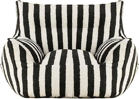 Bean Bag Chairs Faux Cashmere Fleece Include Filler Small Couches for Small Spaces Living Room Chairs Comfy Lazy Floor Sofa Couch Pouf Furniture for Living Room Dorm A-Stool