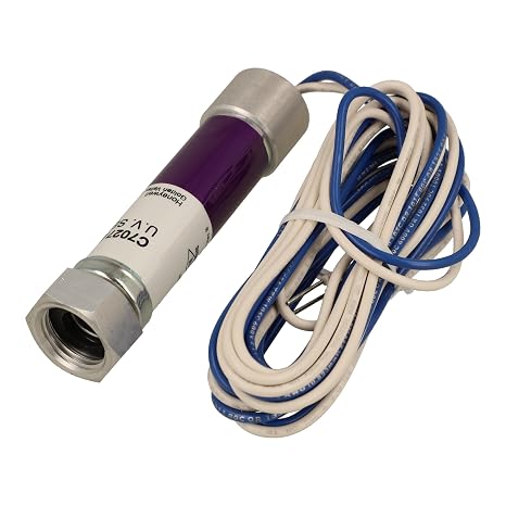Honeywell C7027A1049/U Ultraviolet Flame Sensor, Mini-Peeper, 0 Degree F to 215 Degree F Temperature Range