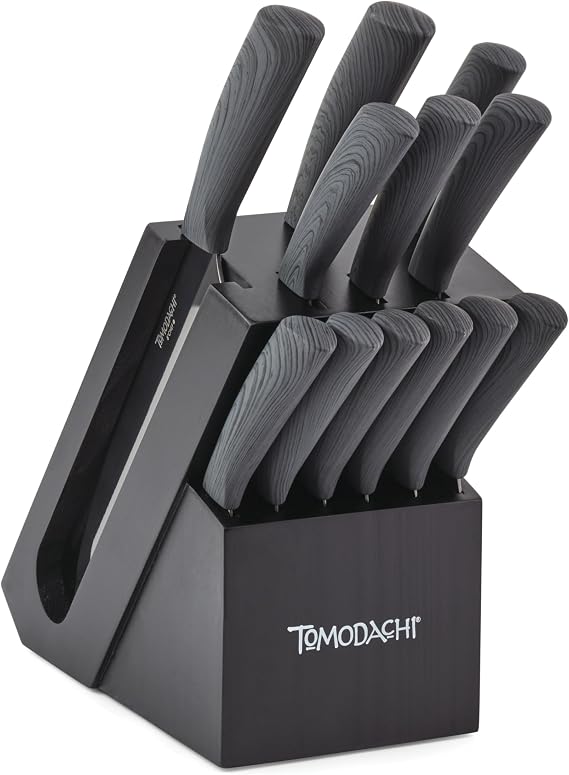 Hampton Forge Tomodachi HMC01B612L Raintree Ash 13 Piece Knife Block Set