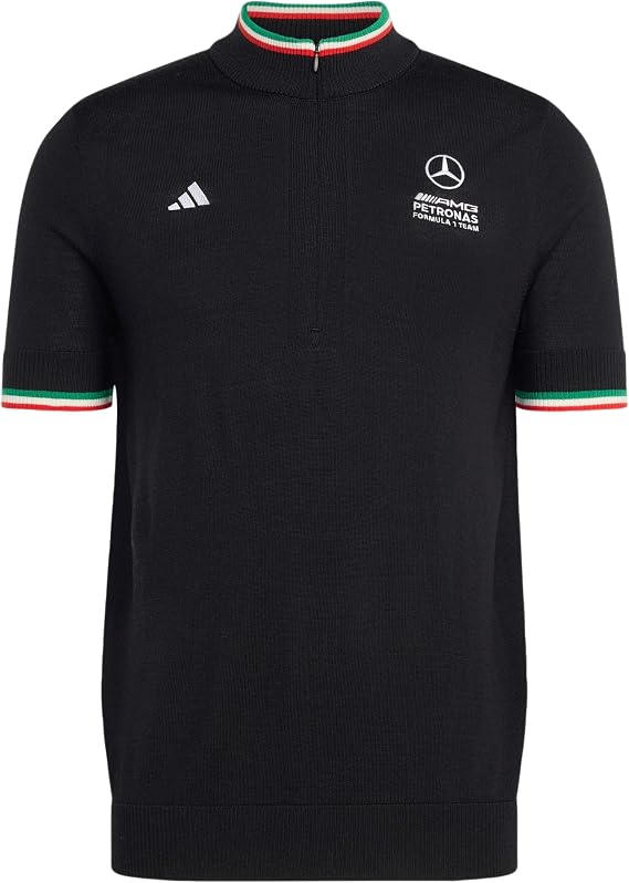Adidas Men's Mercedes - Amg Petronas Formula 1 Team Giro DI Mercedes Merino Top T-Shirt (Pack of 1)