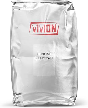 Choline Bitartrate DL Food Grade Coated - Bulk 25 kg 55 lb - Nootropic Supplement Ingredient