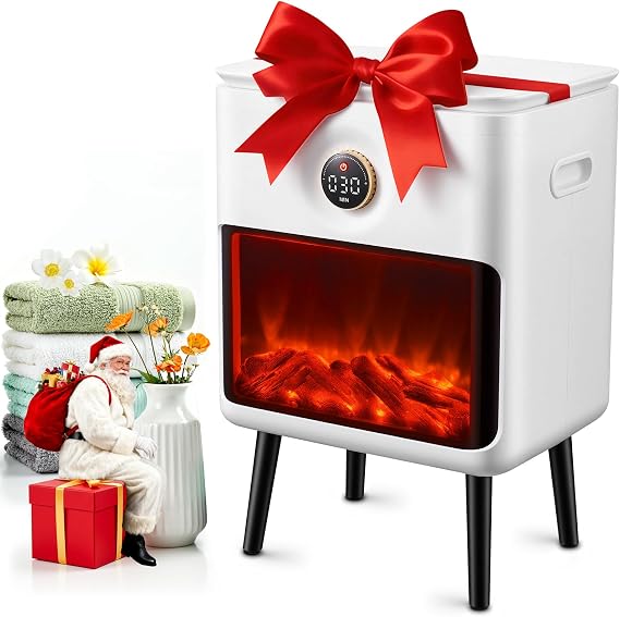 AAOBOSI Towel Warmer, 22L Large Luxury Towel Warmers for Bathroom with 3D Flame Screen, Auto Shut Off Even Heated Hot Towel Warmer Bucket for Towels, Bathrobes, Blankets, PJ's