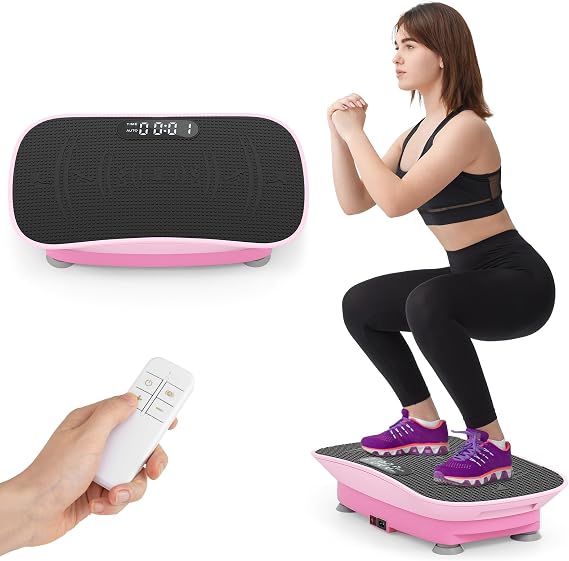 COSTWAY Vibration Plate Exercise Machine, Mini Shake Plate