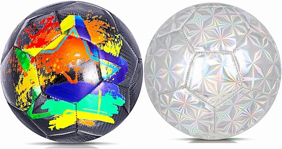 Soccer Ball Size 4 for Girls Boys, Kids Outdoors Sports Training Ball Recreation Playing Ball Teens Girls Children Youth Birthday Christmas Soccer Gifts