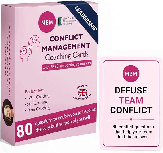 MBM Leadership Conflict Resolution Coaching Cards & Deck for Managers
