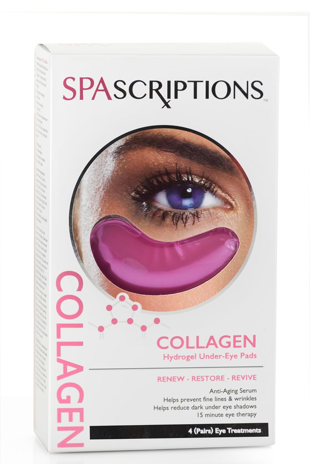 Collagen Hydrogel Under-Eye Pads - 4 Pack