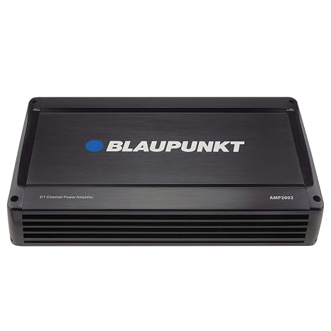 Blaupunkt AMP2002 2000 Watt 2-Channel Full Range Amplifier for Car, SUV, etc