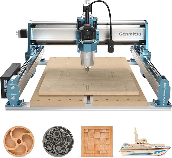 Genmitsu 4040-PRO MAX CNC Milling Machine 710 W Trimmer Linear Rail GRBL