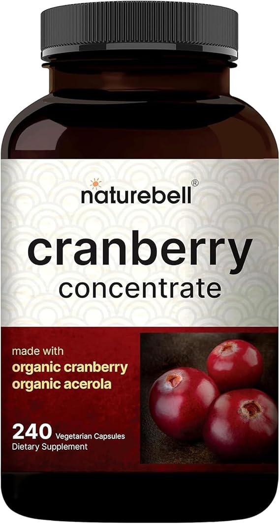 NatureBell Cranberry Concentrate, 240 Capsules