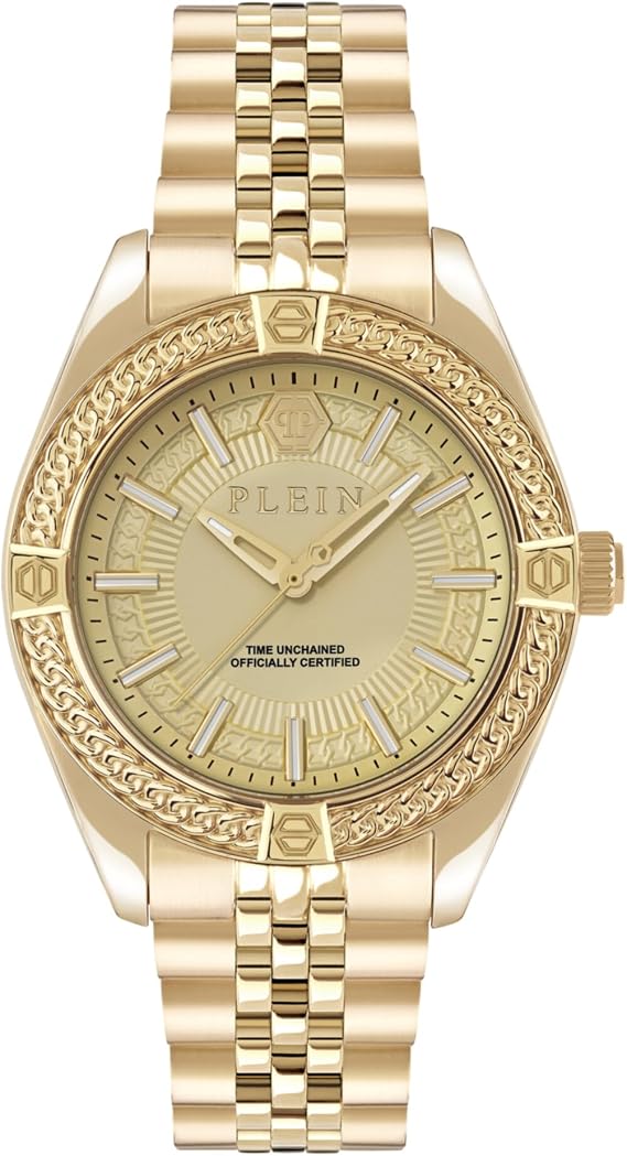 Philipp Plein Plein Icon Men's Watch Analogue Quartz Stainless Steel Chain