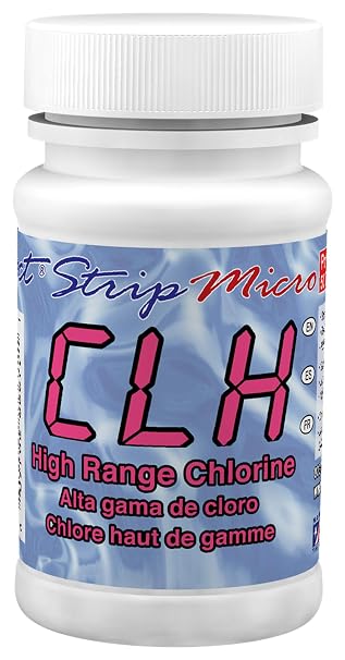 Industrial Test Systems eXact 486672 High Range Free Chlorine Strips, 0-300 ppm Detection Range (Bottle of 50)