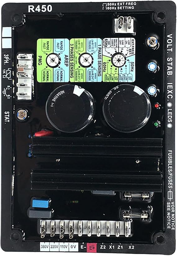 AVR R450 Automatic Voltage Regulator Compatible with Leroy Somer Generator