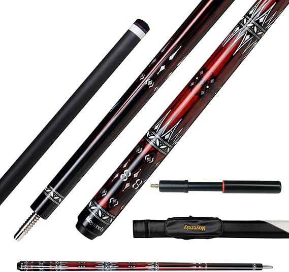 Carbon Fiber Pool Cue 11.8mm/12.5mm Low Deflection Cue Stick Professional Pool Stick with Case