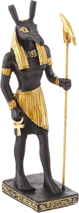 8903 Small Seth Egyptian Mystical Character Statue Figurine, 3.5"