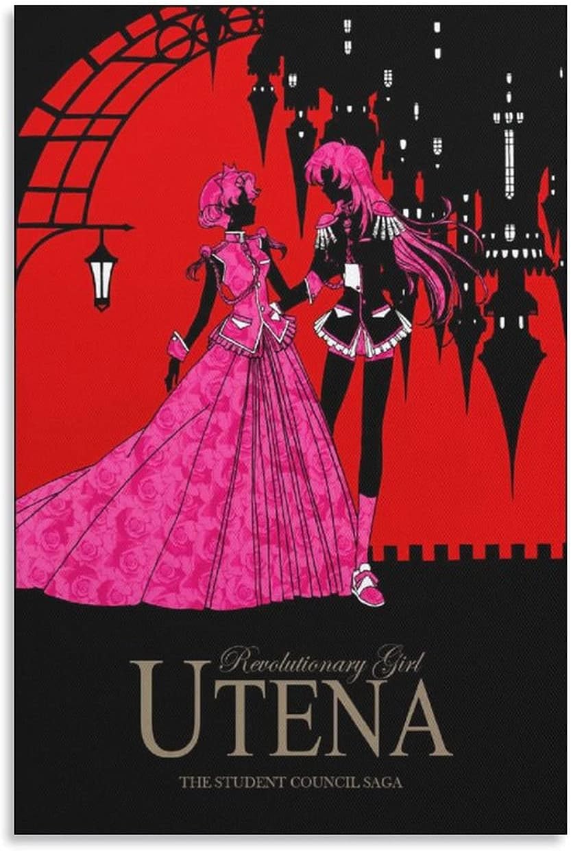 Dazhi Technology Anime Revolutionary Girl Utena Canvas Art Poster and Wall Art Picture Print Modern Family Bedroom Decor Posters 12x18inch30x45cm