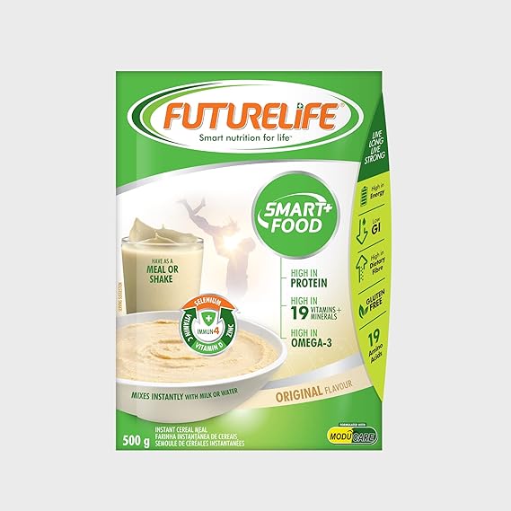 FUTURELIFE Smart Food | 500g/17.6oz | High In Protein | Gluten Free | Keto Friendly | High In Vitamins | High In Minerals | High In Fiber | (Original/Vanilla, 2 Pack)