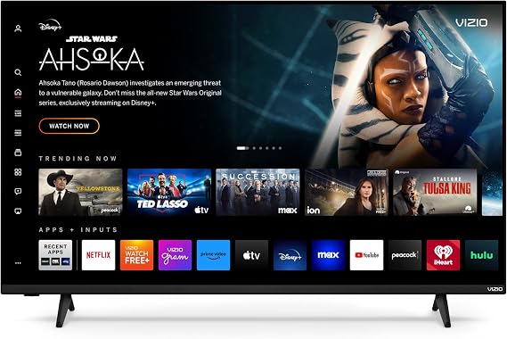 VIZIO 50-inch 4K UHD LED Smart TV w/Dolby Vision HDR, WiFi 6, Bluetooth Headphone Capable, Apple AirPlay, Google Cast Built-in (V4K50M-08, New)