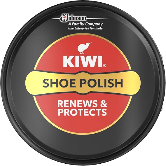 Kiwi Shoe Polish, Renew, Protect & Nourish Leather Shoes, Black, 100 ml, Pack of 1