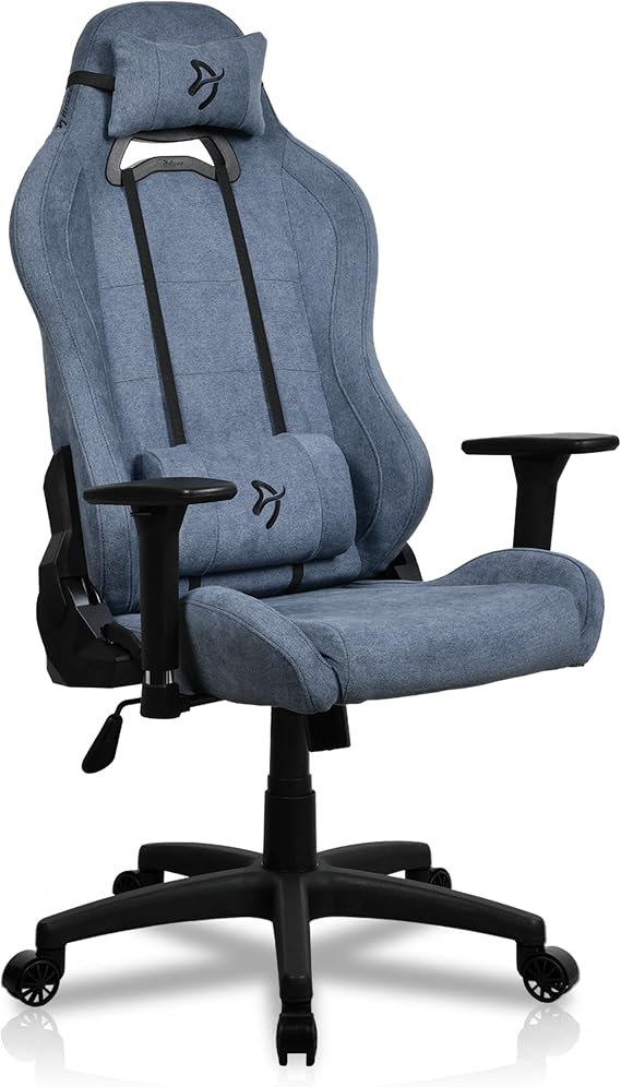 Arozzi Torretta Gaming Chair Soft Fabric Blue
