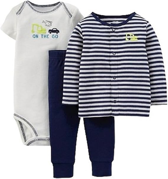 Just One You Made By Carter's Baby Boys' Infant 3pc Set On The Go