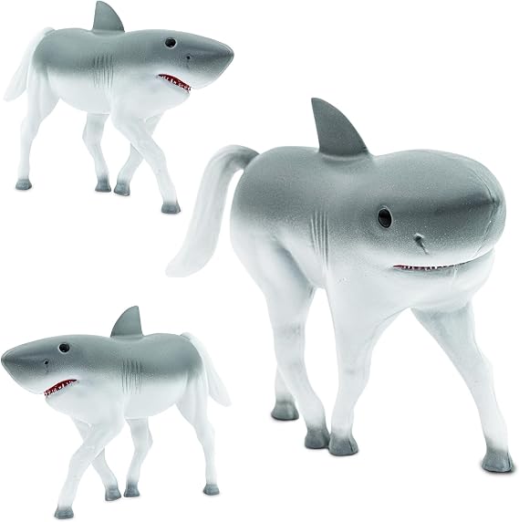 Randimals Hork Horse & Shark Mini Animal Figures for Kids