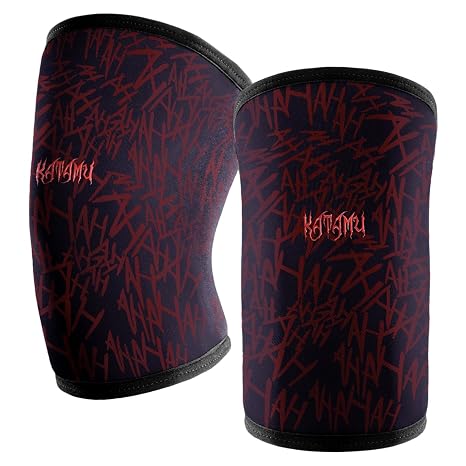 Katamu The Joker 7mm Neoprene Knee Sleeves for Weightlifting Premium