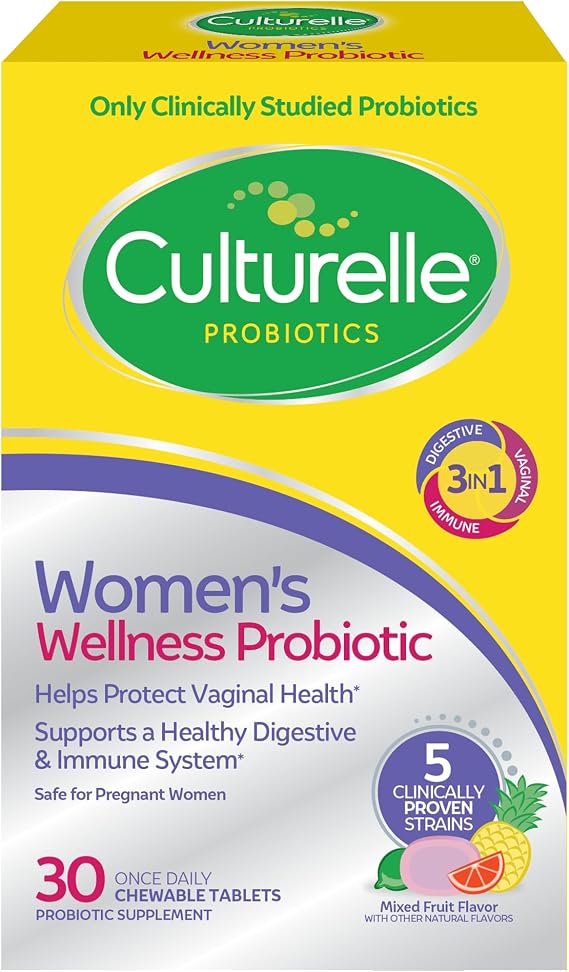 Culturelle Women's Wellness, Daily Chewable Probiotic 30 Count
