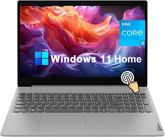 Lenovo Ideapad 3i 15 15.6" FHD Touchscreen Business Laptop Computer, Intel Core i3-1115G4, 8GB RAM, 256GB PCIe SSD, Numberic Keypad, Windows 11 Home, Wi-Fi 6, BT 5, HDMI, USB, Card Reader, w/Battery
