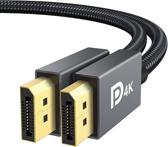 IVANKY VESA Certified DisplayPort Cable, 6.6ft 4K@60Hz DP to DP Cable
