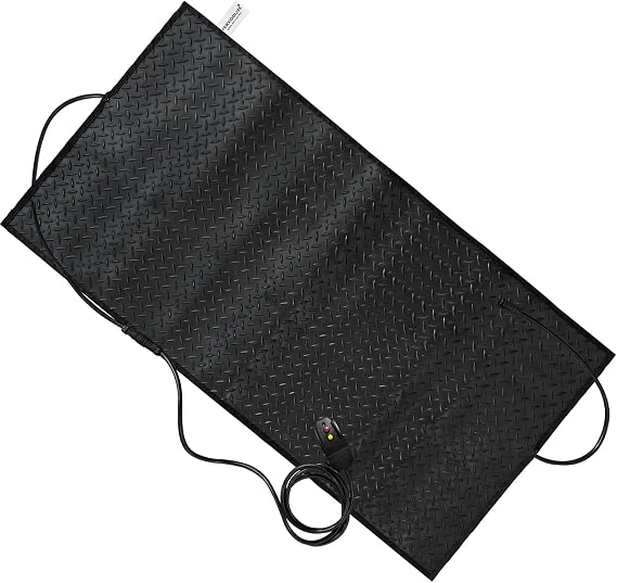Heated Snow Melting Mats,40x60in Snow Melting Mats Outdoor,Electric Ice Melting Mats for Winter Snow Removal,Heated DrivewayMat for Snow,Heated Walkway Mats Outdoor with 10ft Power Cord
