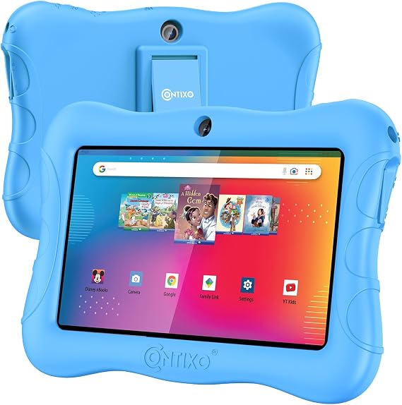 Contixo V9 Kids Tablet, 7" HD Android Tablet with Parental Controls, Blue