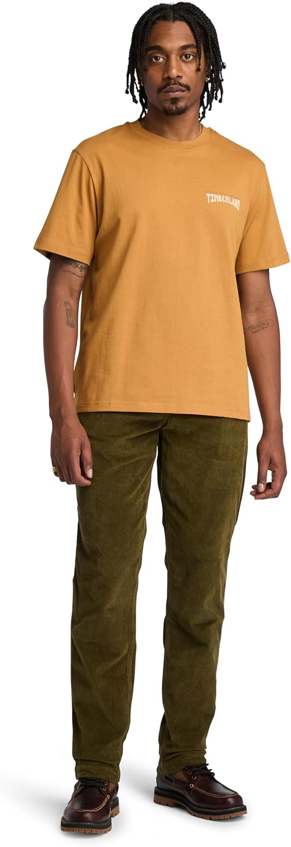 Timberland Men's Work Inspired Back Graphic Short Sleeve T-Shirt