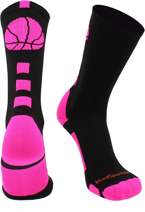 MadSportsStuff Basketball Socks - Youth & Adult Team Apparel - Durable Knit