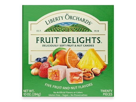 Bundle of Liberty Orchards Fruit Delights and Turkish Delight
