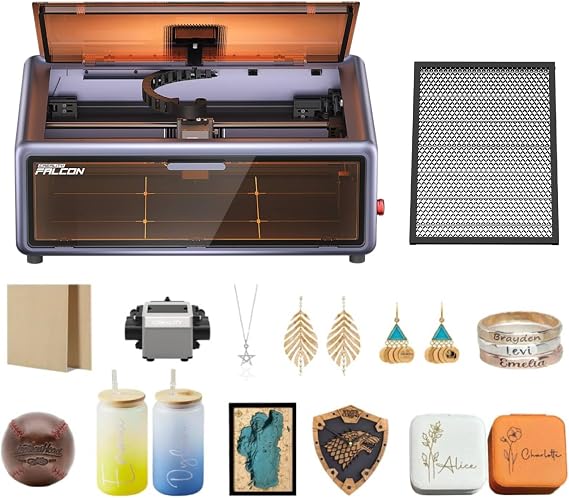 Creality Falcon A1 10W Laser Engraver Bundle with Honeycomb Working Table