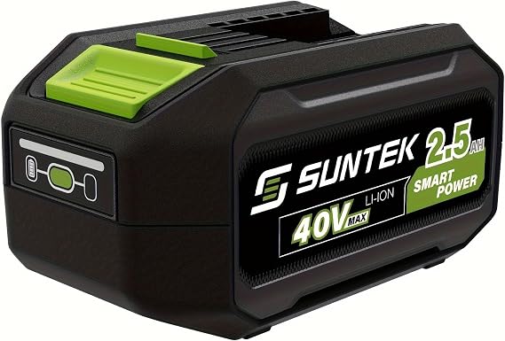 SUNTEK 40V Lithium-ion Battery Pack, Replacement 40V Battery Operated Garden Tools (2.5Ah)