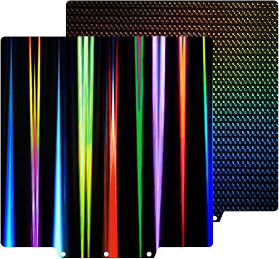 H1H Build Plate for Adventurer AD5X/5M/5M Pro, Light Beam+Phantom Spring Steel Flexible Platform Heated Bed for Neptune 3 Pro/4, Kobra, Ender 3/3 Pro/3S1/3v2, CR 20/CR 20 Pro, Ender 5/5 Pro