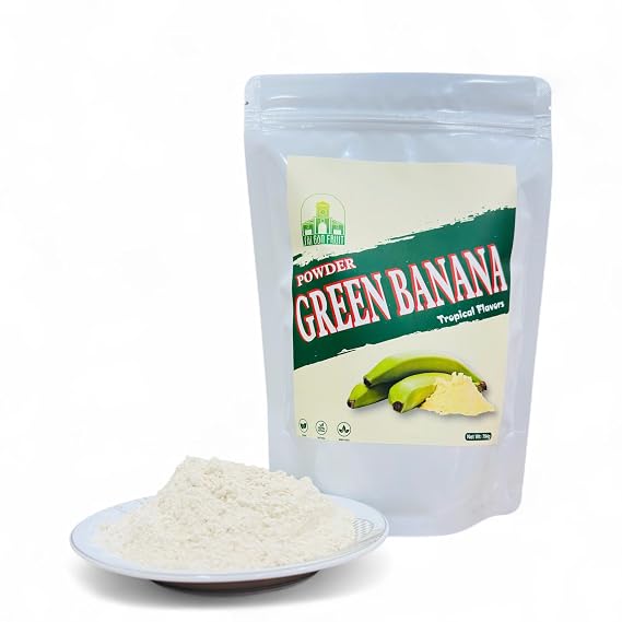 SAIGONFRUIT Green Banana Powder, Natural Resistant Starch, High Fiber Tropical Flavor Supplement, 794 grams, Made in Vietnam