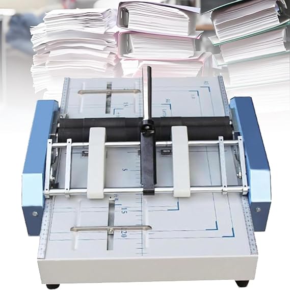 Booklet Making Machine - A3 Brochure Stapler Folding Machine -Booklet Maker - Paper Folding and Binding Machine - Automatic Book Binding Stapler