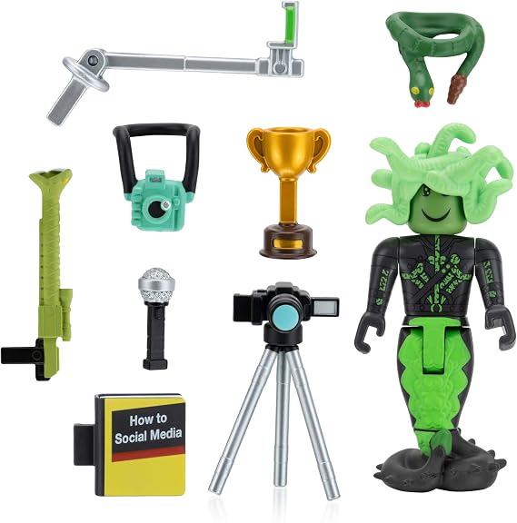 Roblox - Avatar Figure with Accessories - Exclusive Virtual Code in Each Box Mod. Sdos, Multicoloured (Toy Partner ROB0402)