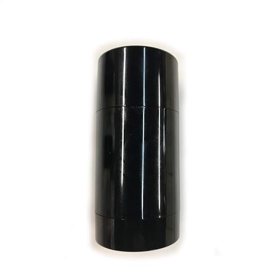 Empty Deodorant Containers - Twist-up, Reusable, Recyclable, DIY Empty Deodorant Tubes, Bottom-fill 2.0 Oz (black) (15-Pack)