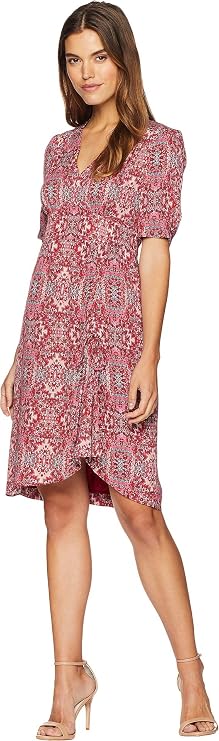 Nanette Lepore Womens Sensuous Shift Midi Dress