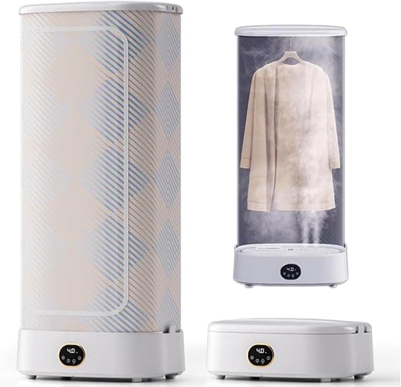 Portable Electric Clothes Dryer - 1000W Automatic Steam Drying Machine with 360 Hot Air Circulation & 240-Minute Intelligent Timer for Quick Ironing and Efficient Drying