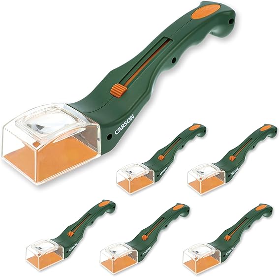 Carson BugView 5x Magnifier Quick-Release Bug Catching Tool