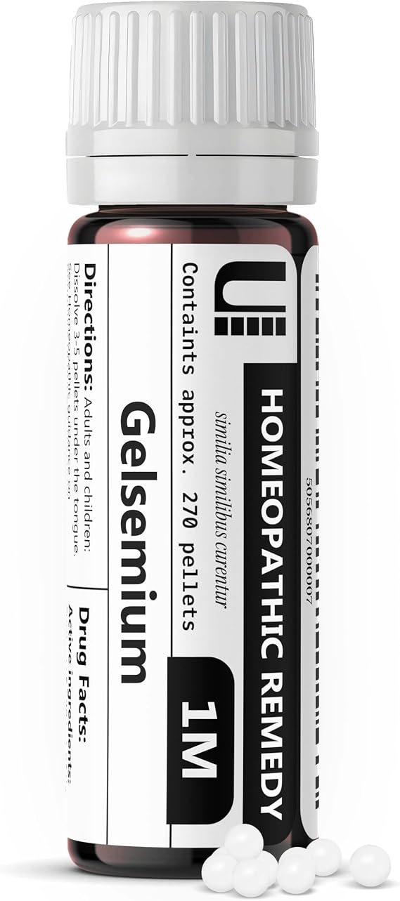 Gelsemium Sempervirens 1M Homeopathic Remedy, 270 Pellets