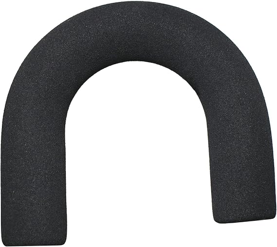 Foam Hand Grip Replacement for Standard Handle Canes, Thick Cushioned Foam, Black