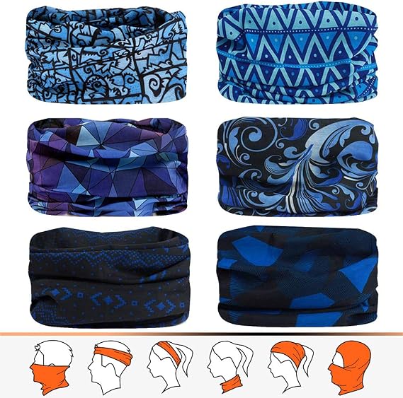 JOEYOUNG Headwear, Bandana, Neck Gaiter Head Wrap Headband Balaclava Magic Scarf